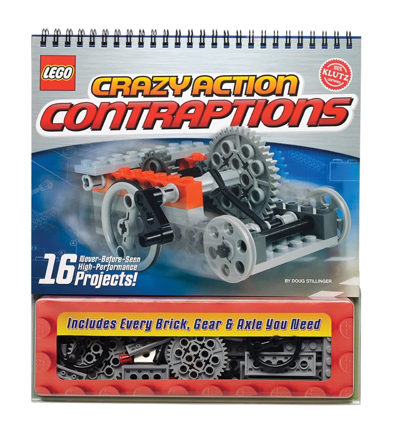 Lego Crazy Action Contraptions Book Kit (Klutz)