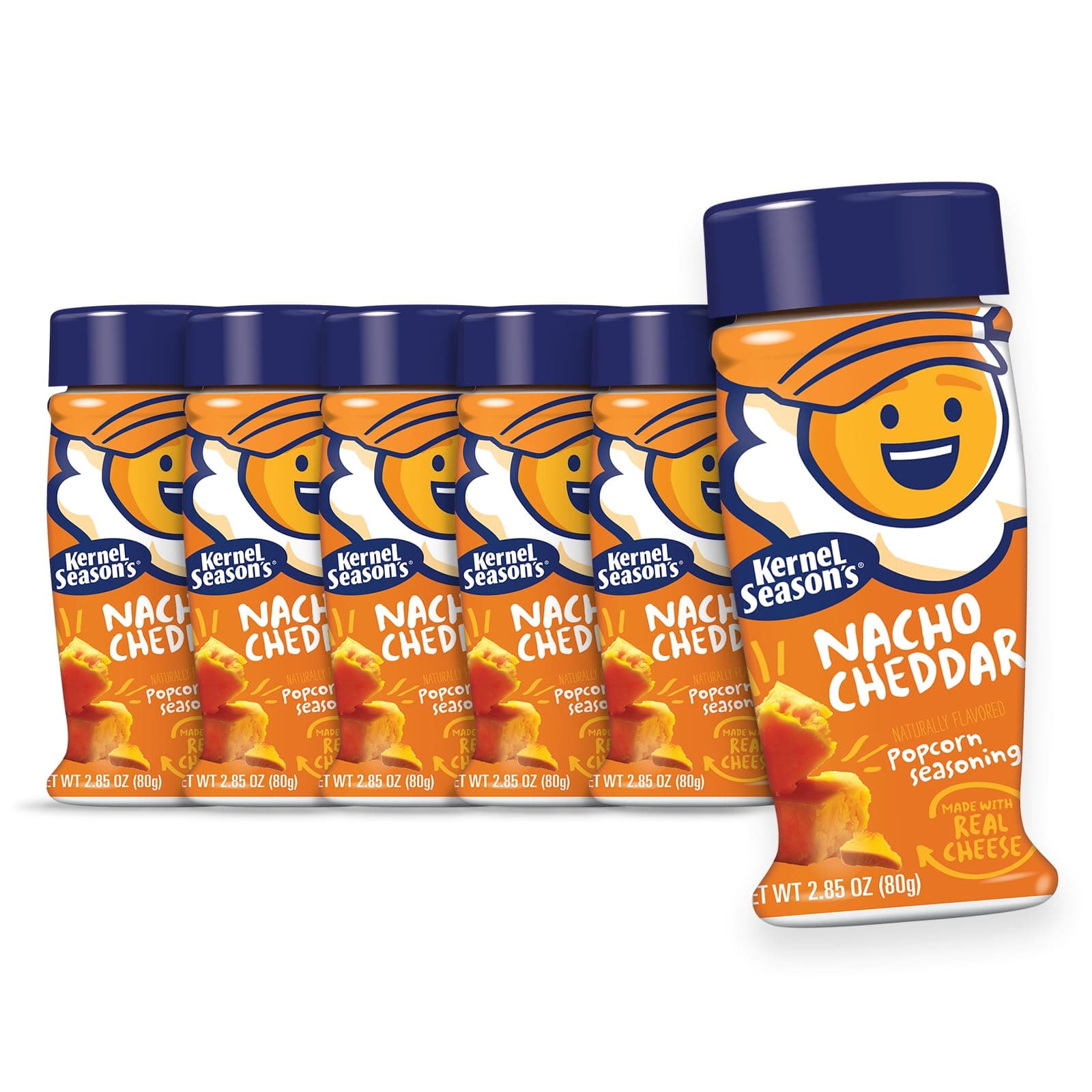 Kernel Season's Popcorn Seasoning, Nacho Cheddar, 2.85 Ounce (Pack of 6)