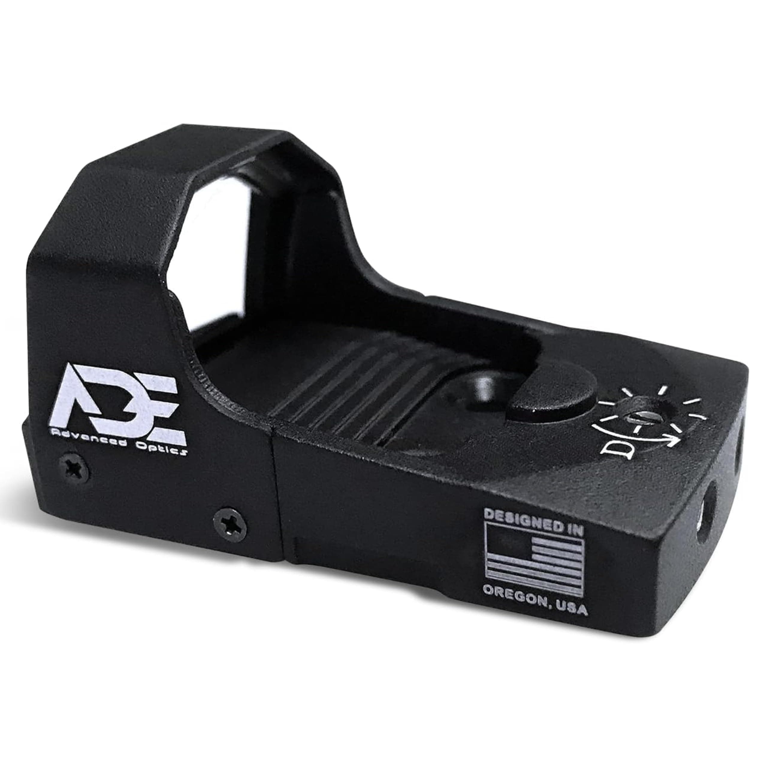 Ade Advanced Optics RD3-006B Reflex Dot Sight with Picatinny Rail Mount – Compatible with Doctor / Vortex Venom / Burris Fastfire Footprint – Compact Dot Optic, Green or Blue Dot, Black or Tan