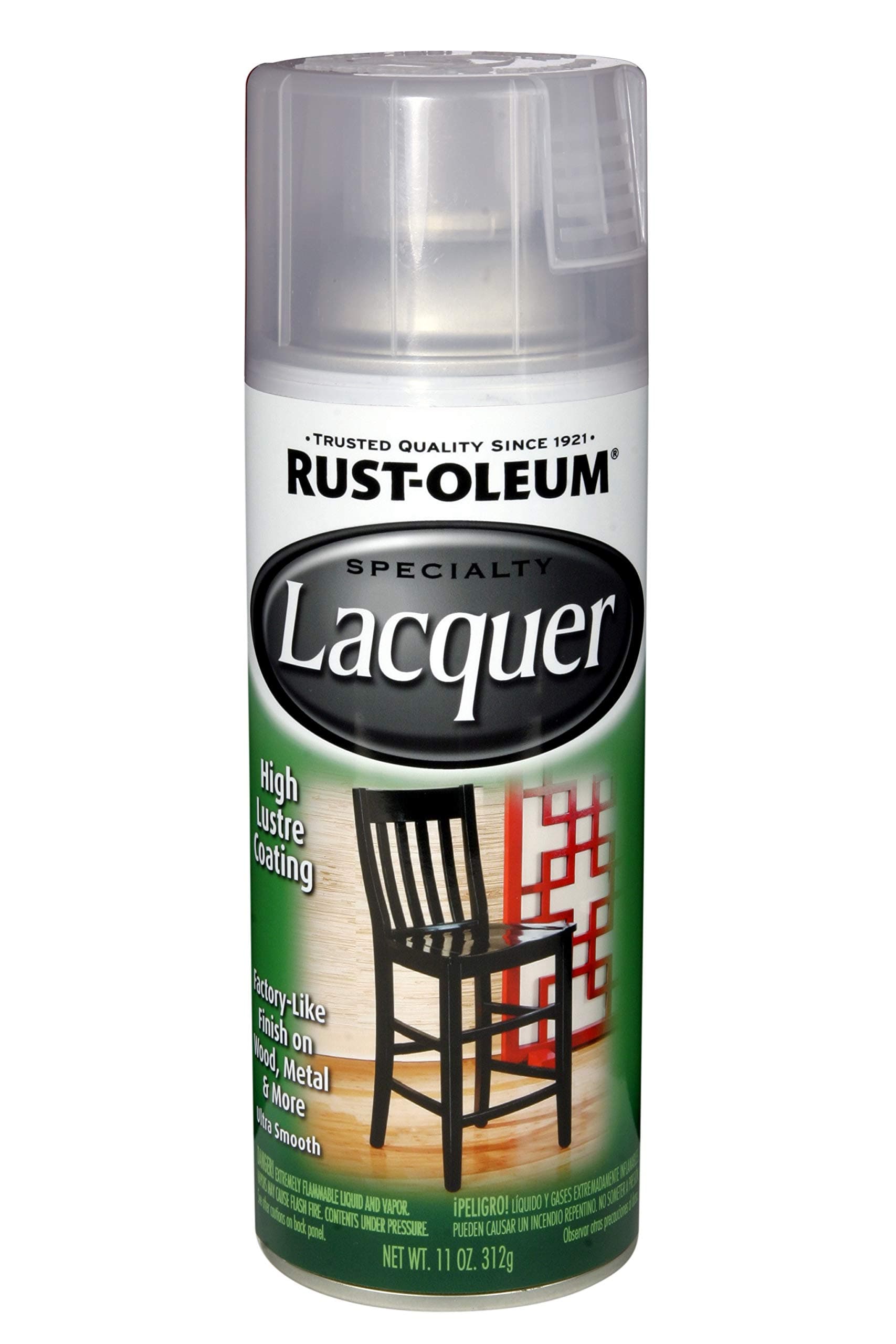 1906830-2PK Specialty Lacquer Spray Paint, 2 Pack, Clear, 2 Piece