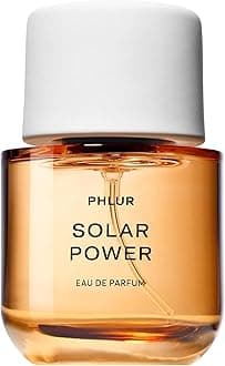 PHLUR Solar Power Eau de Parfum - Full Size Perfume Fragrance - Fruity Floral Perfume with Bergamot, Orange, Driftwood & Solar Musk (50mL)