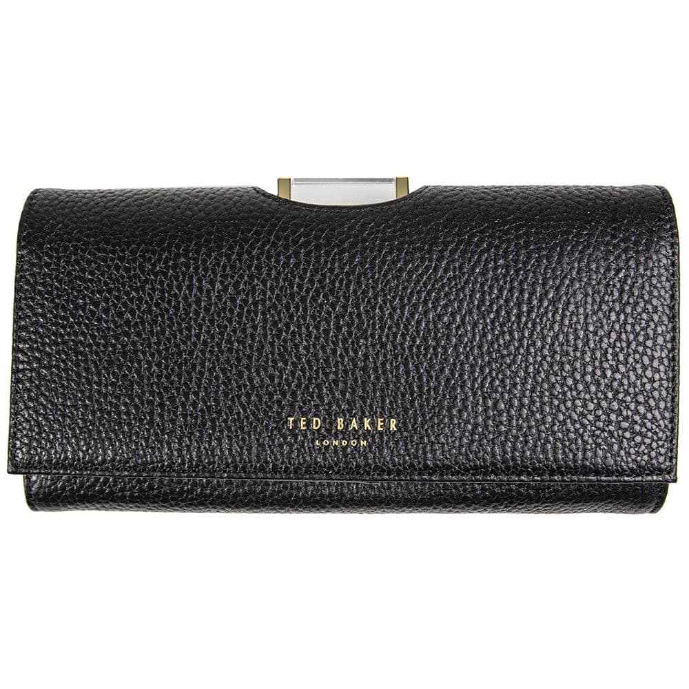 Ted Baker Women's BITA TRAVEL ACCESSORY BI FOLD WALLET, BLACK, ONE SIZE