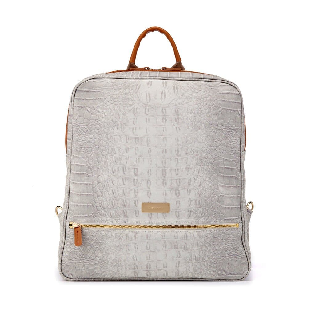 Women's Croco Backpack One-Size White