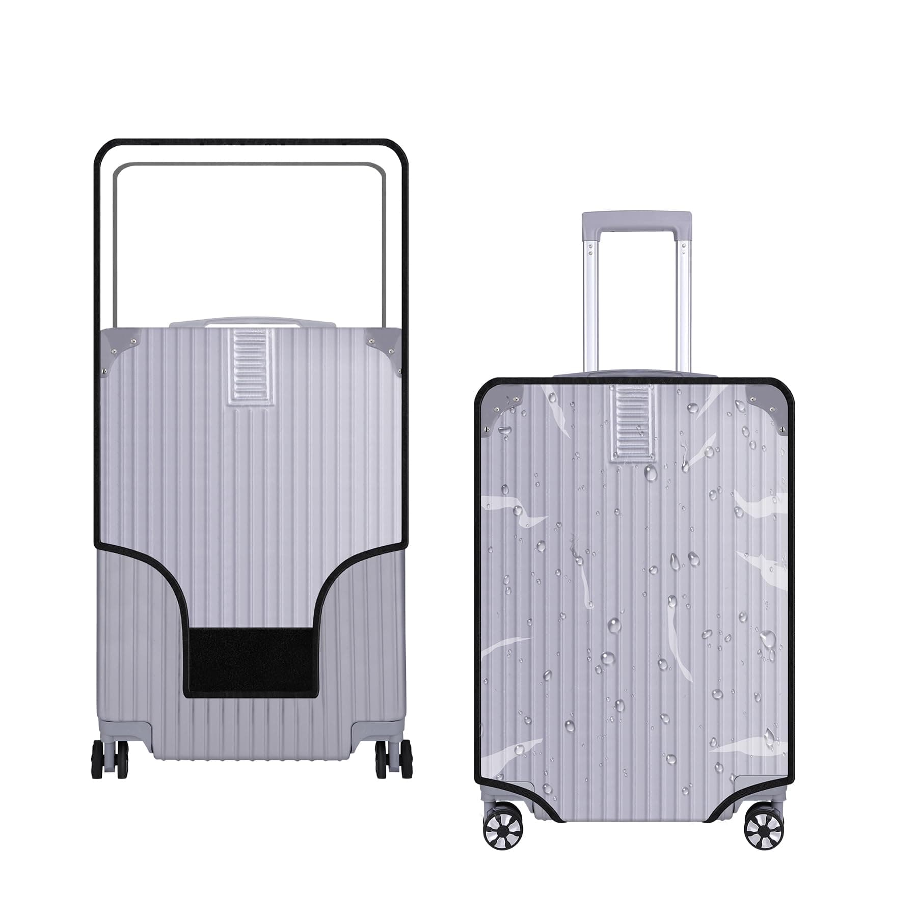 20" Clear luggage cover