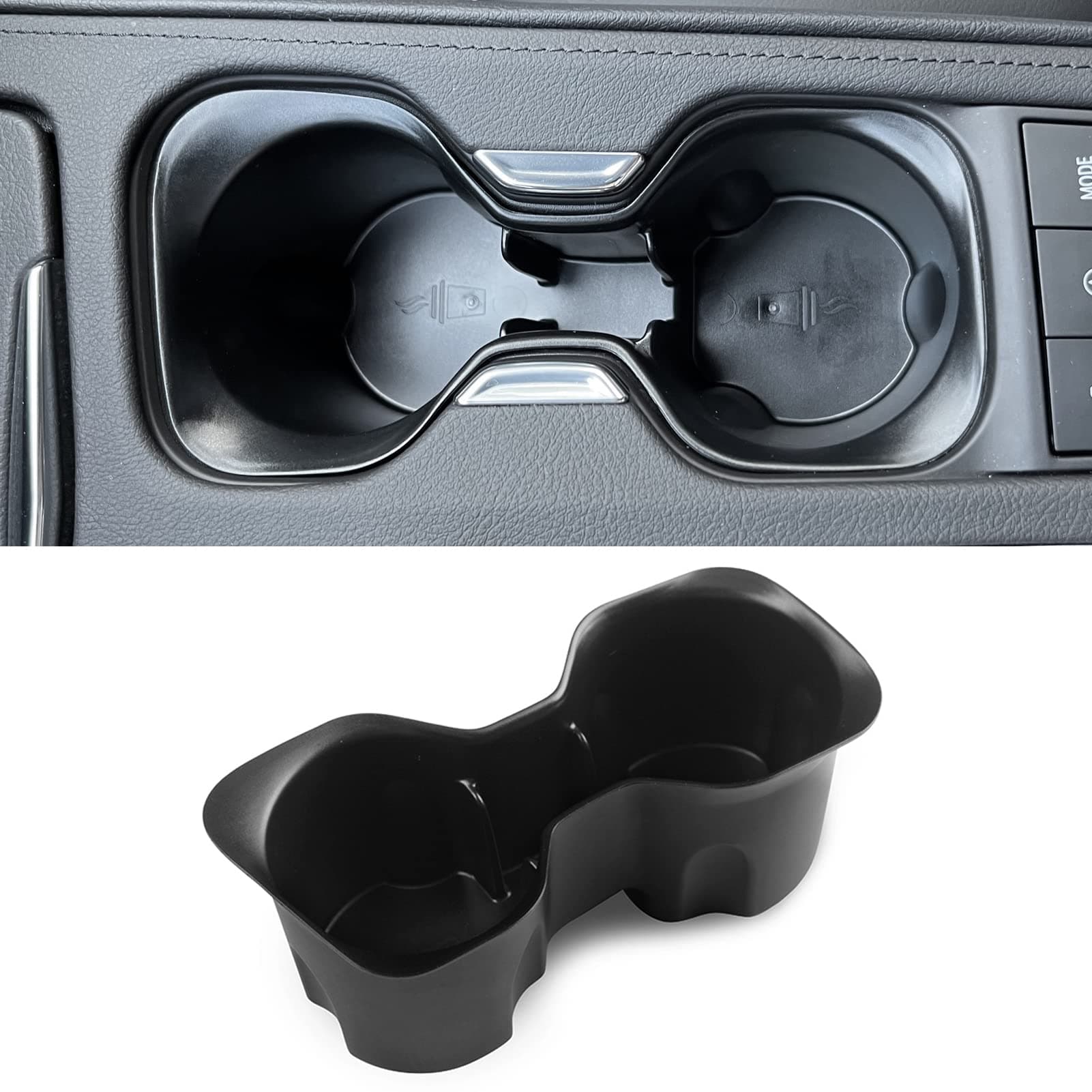 Compatible with 2019-2024 Cadillac XT4 Cup Holder Insert,2019 2020 2021 2022 2023 2024 Cadillac XT4 Center Console Cup Holder,Cadillac XT4 Accessories