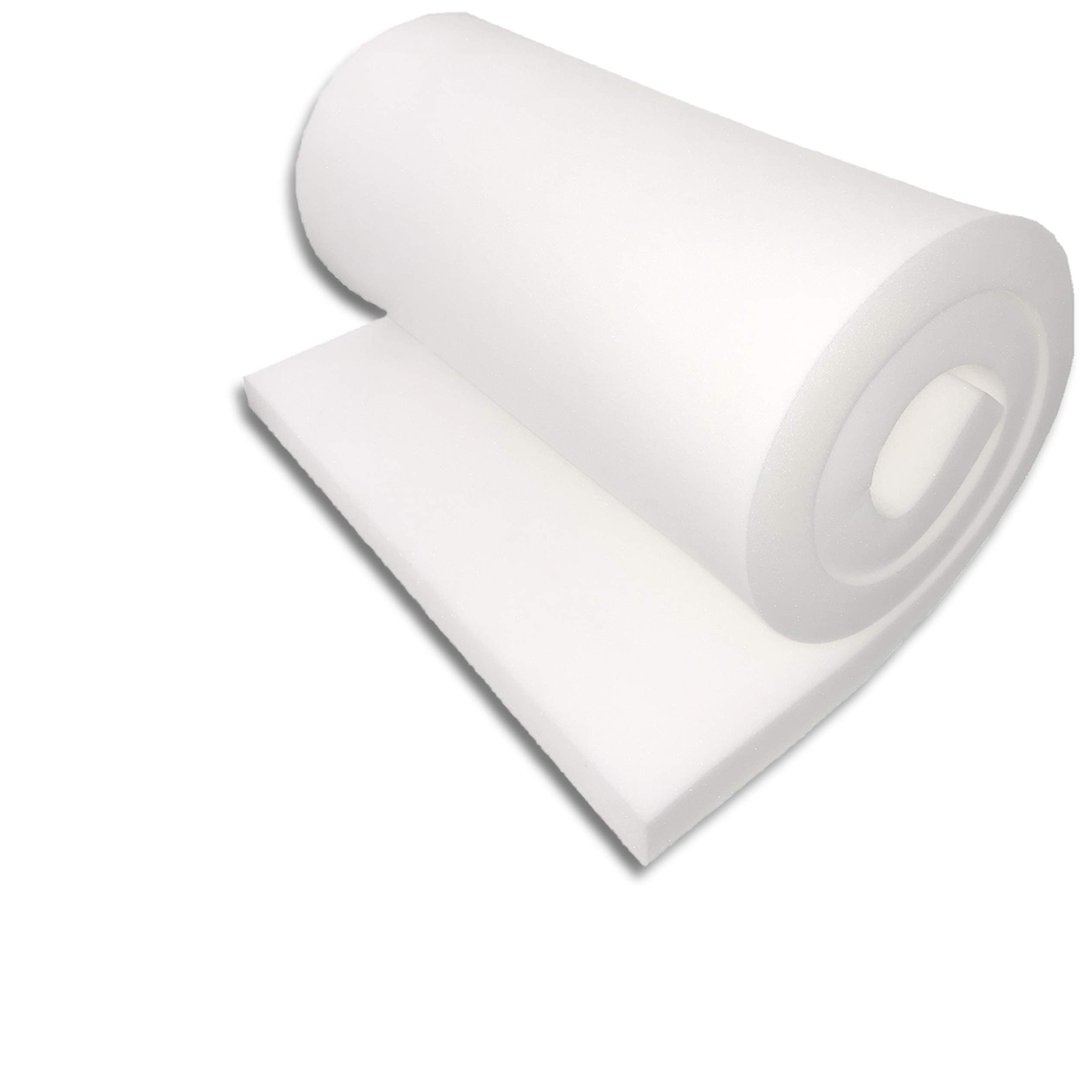 Foamtouch Upholstery Foam, Polyurethane, White, 2x30x72
