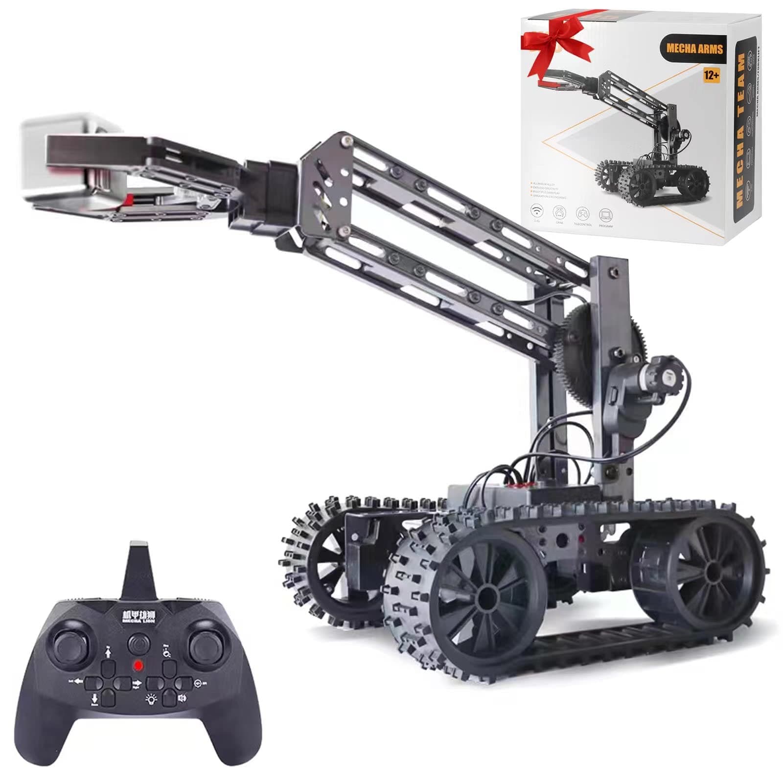 VANLINNY Robot Kit,STEM Projects for Kids Ages 8-12,Cool Electronic Robot Arm for Boys & Girls to Learn Programming/Science/Techology, Educational Building Kits for Beginners,Perfect Toy&Gift Parts