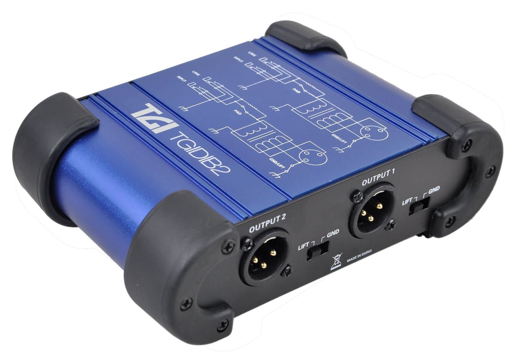 TGIDIB2 Dual Channel Direct Box, Blue