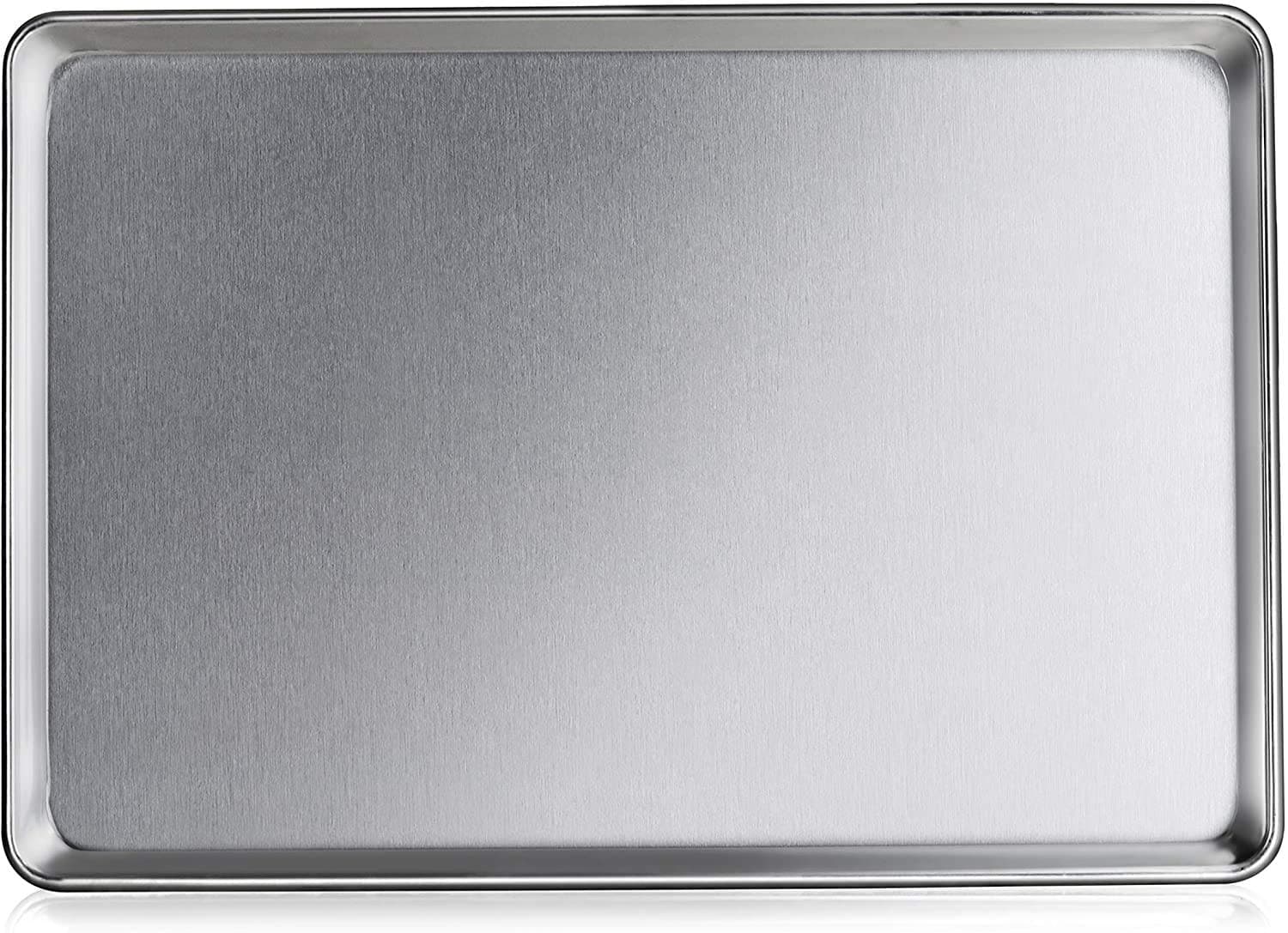 Premier Best 12 Pack Baking Sheet Pans 18" x 26" Full Size Aluminum Bun Pan Set of 12 Wire in Rim