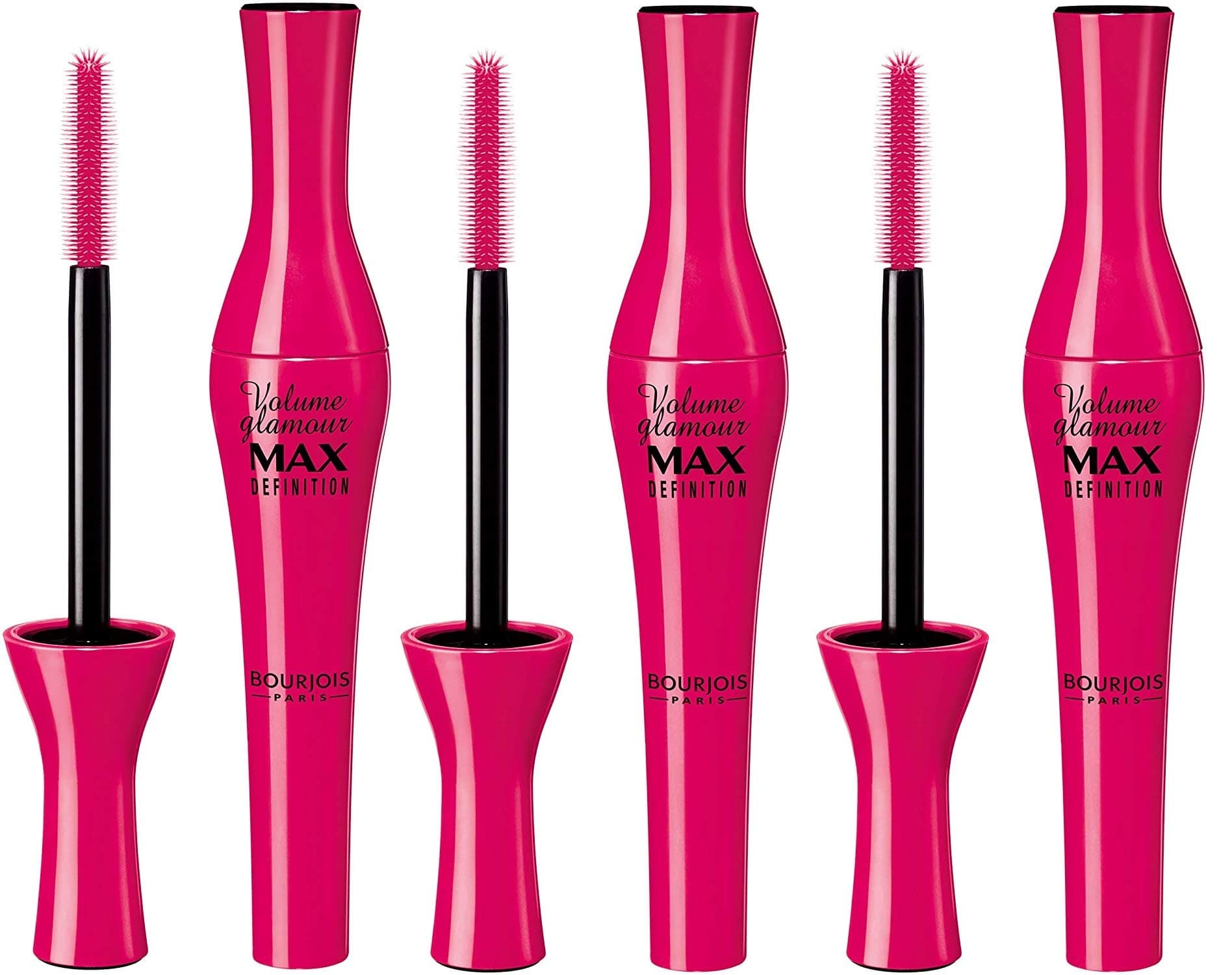 Bourjois Volume Glamour Max Definition Mascara Max Black 3 Pack