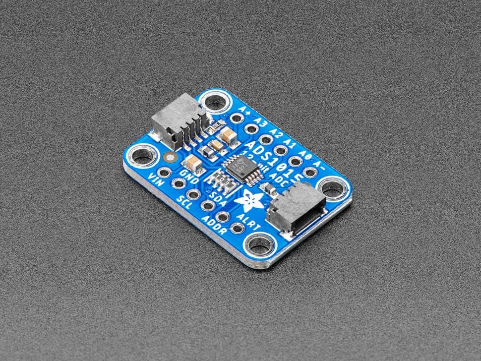 Adafruit ADS1015 12-Bit ADC - 4 Channel with Progrmmable Gain Amplifier