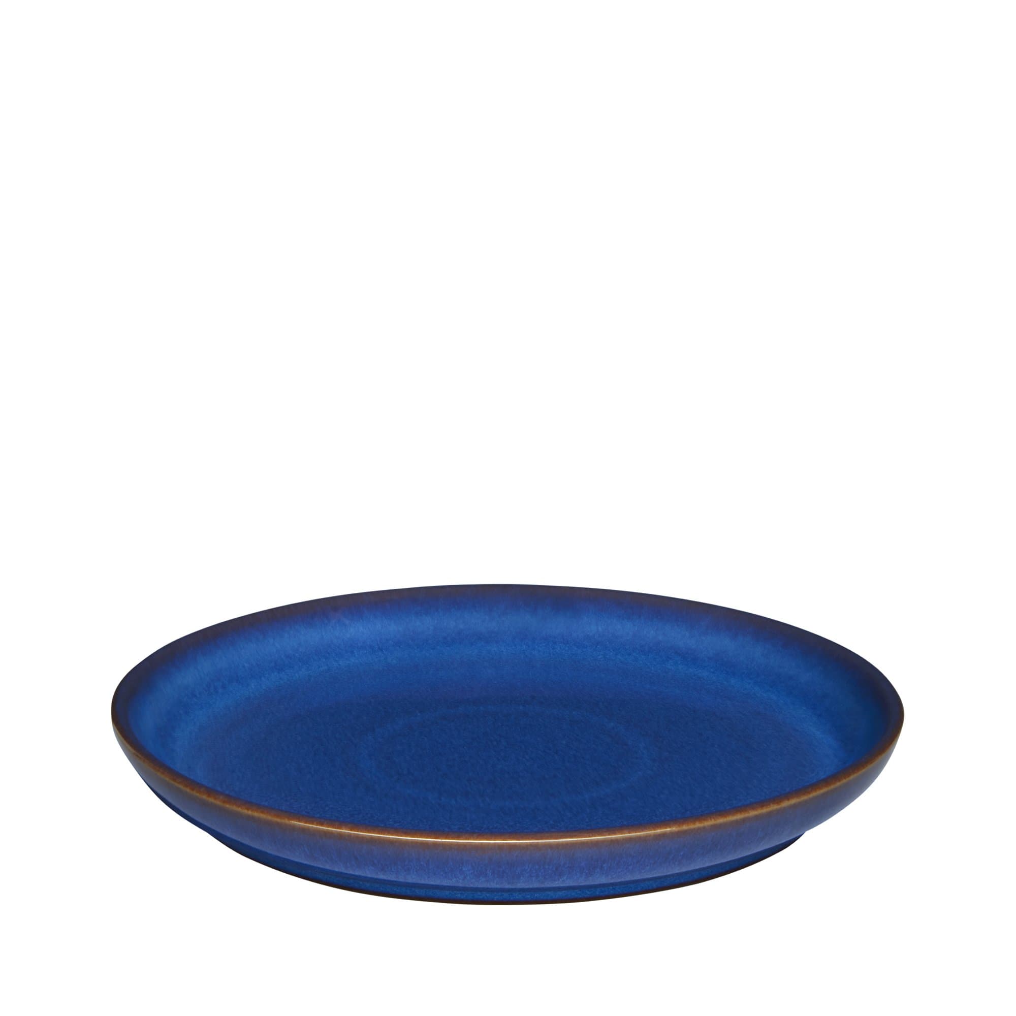 DenbyImperial Blue Medium Coupe Plate, Royal Blue