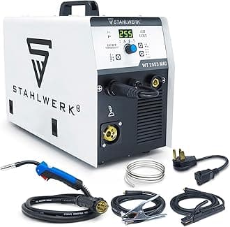 S STAHLWERK 255A Mig Welder 3 in 1 MIG/TIG/MMA 110V/220V Dual Voltage Gas/Gasless Welding Machine
