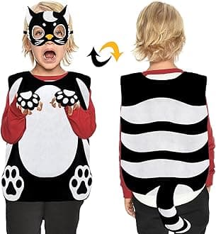 iROLEWIN Fish-Octopus-Costume for Kids Toddler Animal Dress-up Mask Under The Sea Party Favors Role Play Squid Jellyfish Toys