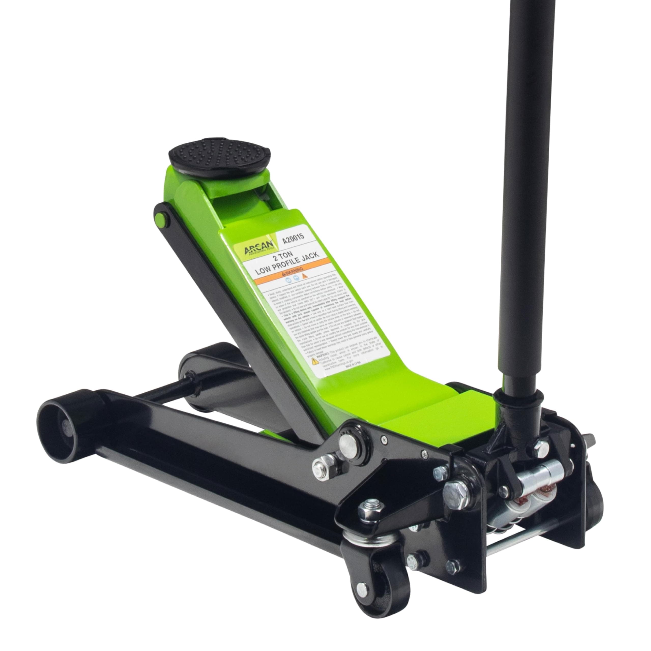 ARCAN 2-Ton Steel Low Profile Floor Jack, 3.5 in. to 18.11 in. Lift Range, Model A20015
