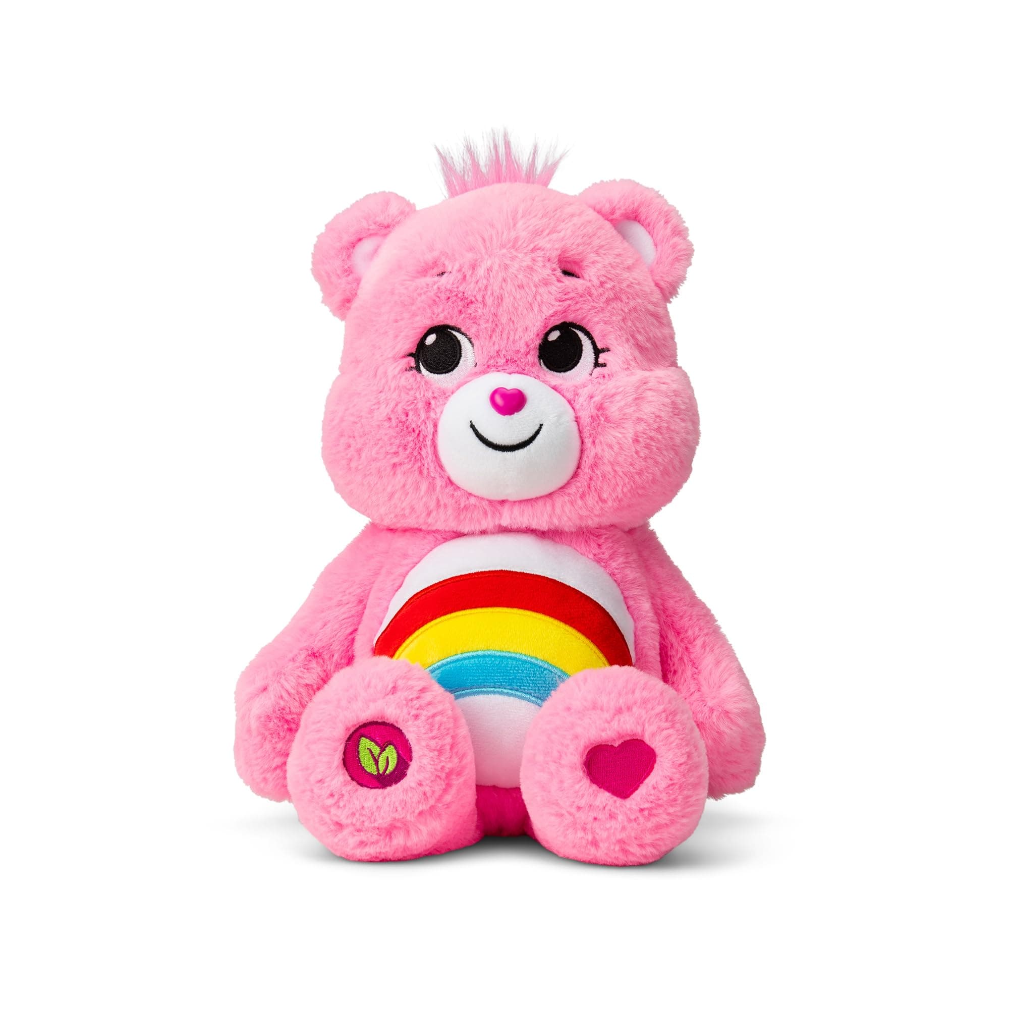 Cheer Bear 35cm Medium Plush | Collectable Cute Plush Toy, Cuddly Toys for Children, Soft Toys for Girls and Boys, Cute Teddies Suitable for Girls and Boys Ages 4+ | Basic Fun 22061