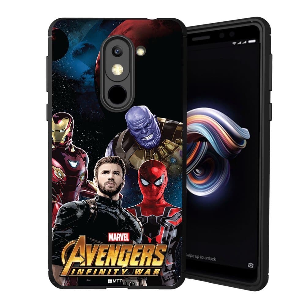 MTTAvengers Infinity War Officially Licensed Armor Back Case Cover for Redmi Note 5 (Design 270)