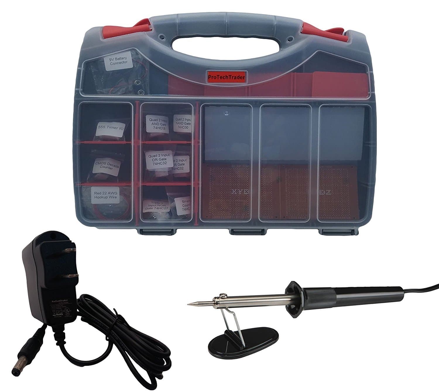 Make: Electronics 2nd Edition Component Pack 2 Deluxe - New Second Ed Kit Follows The Latest Make Electronics (2015) Educational Book by Charles Platt - Beginner Electronic Circuit Learning