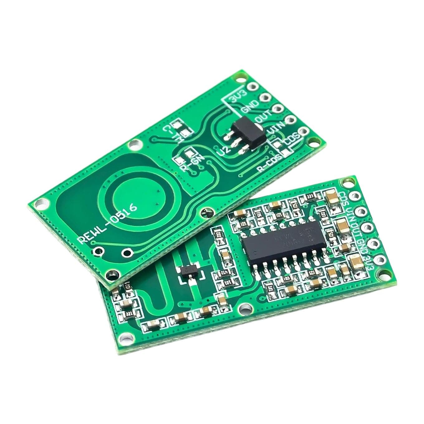 New 2024 5Pcs/Lot Rcwl-0516 Microwave Sensor Module Human Body Induction Switch Module Intelligent Sensor Output 3.3V Rcwl 0516 Accessories