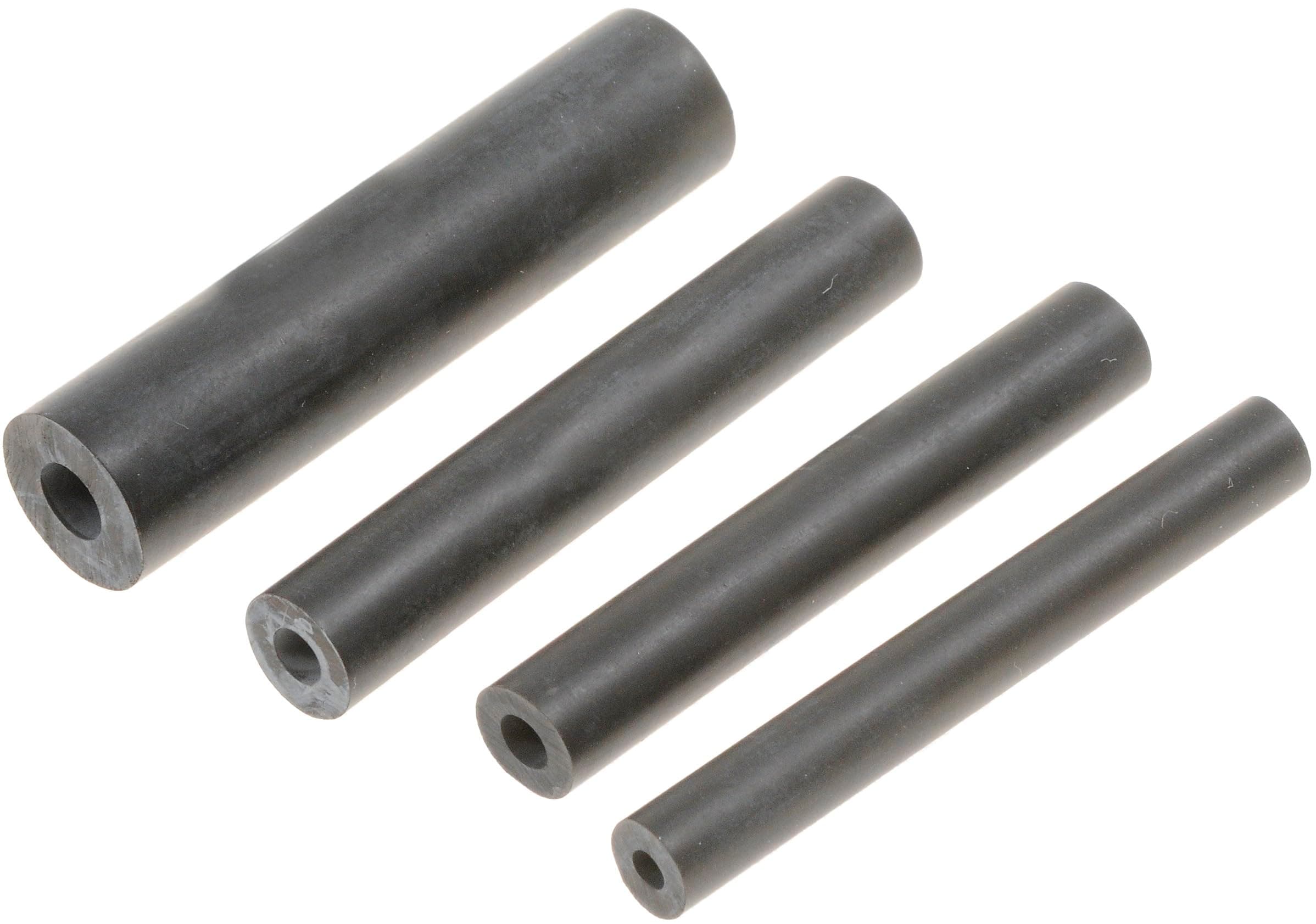 Dorman 47430 1/8, 5/32, 3/16, 1/4 In. Soft Black Vacuum Tubing Connector Assortment, 4 Piece Universal Fit