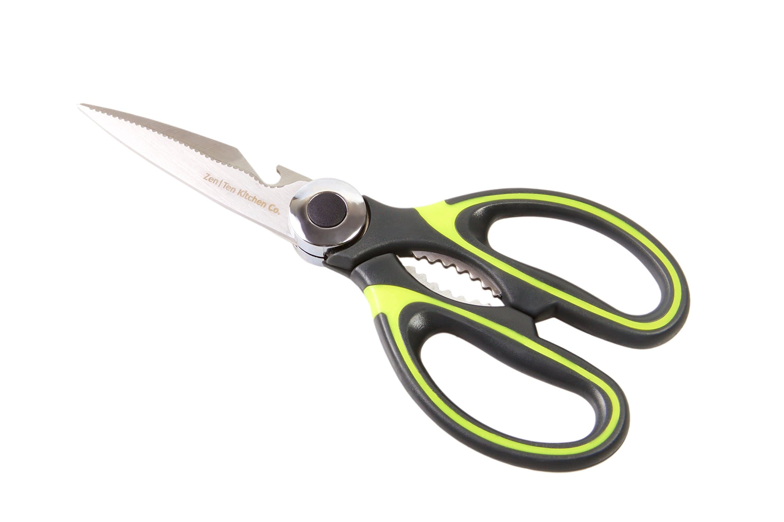 Heavy Duty, Stainless Steel Kitchen Shears - Perfect Multi-Purpose Scissors for Poultry, Fish, Meat, and Much More, Very Sharp