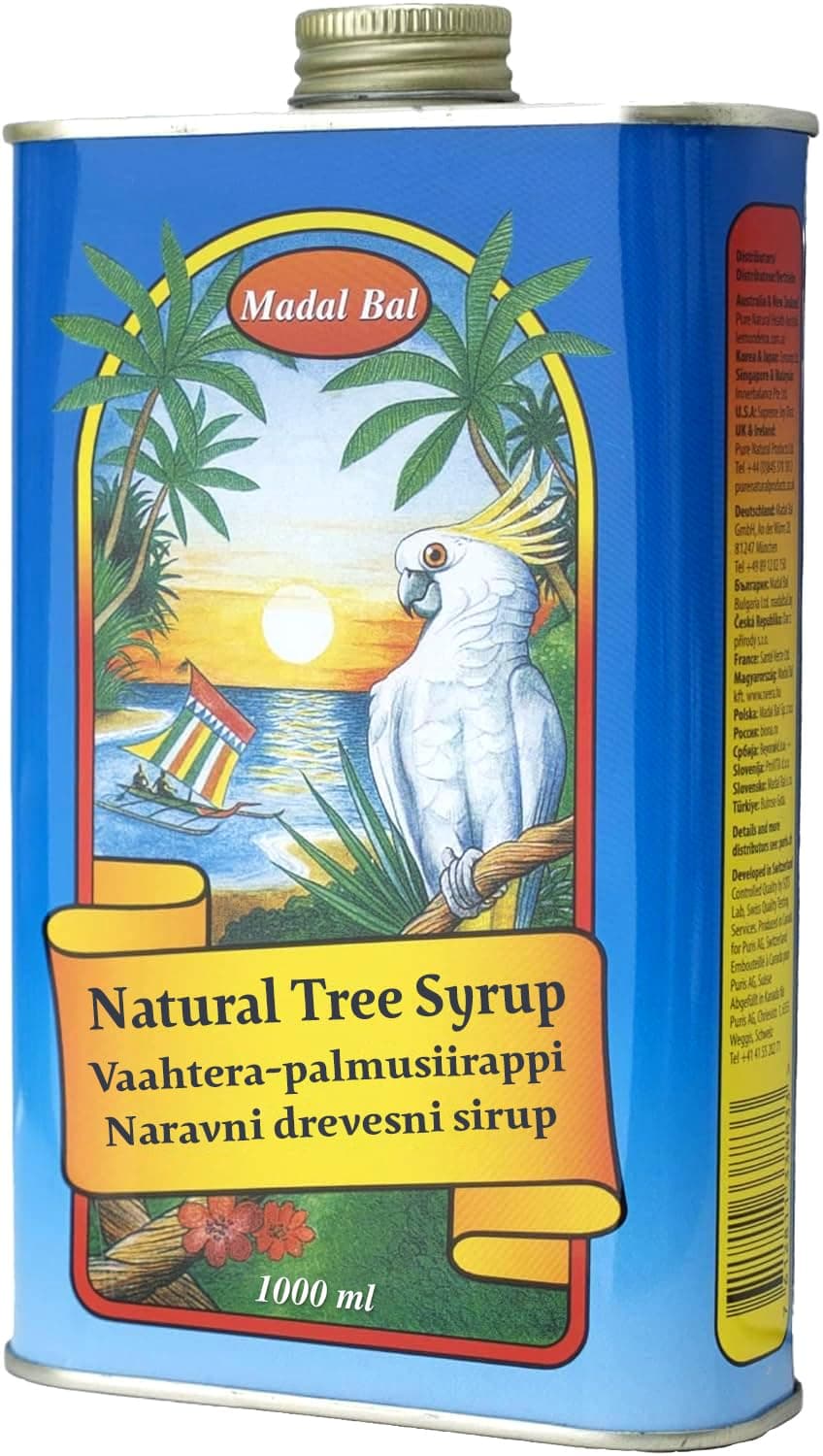 Madal Bal 1000 ml Natural Tree Syrup Tin (Package Design May Vary)