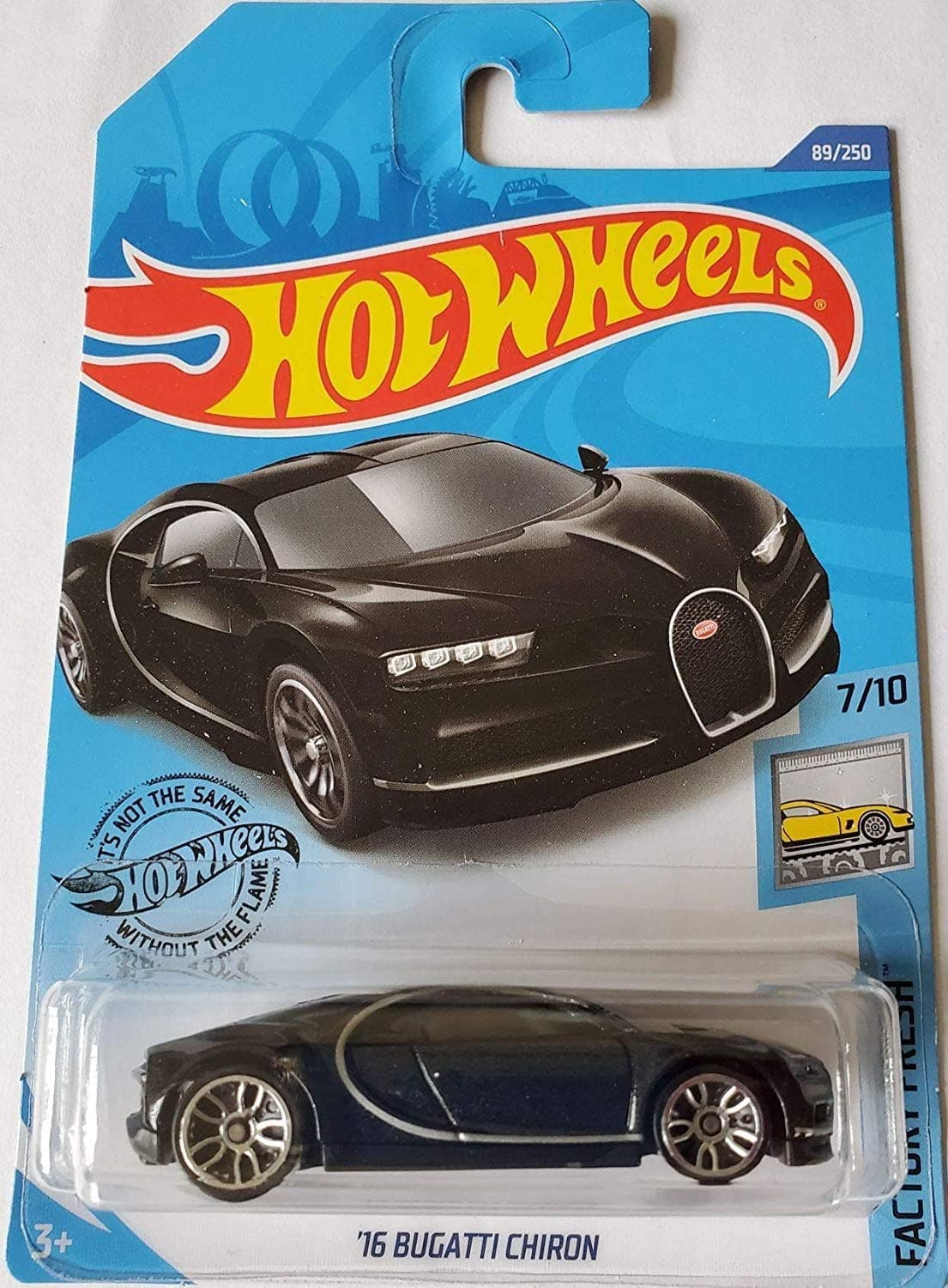 16 Bugatti Chiron Toy Car (Black)