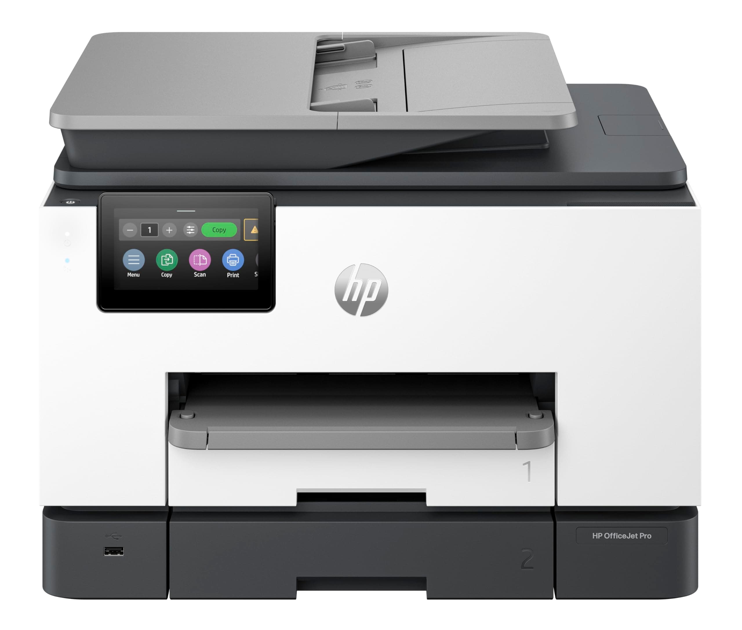 HP | OfficeJet Pro | Touchscreen | Wireless | Print, Copy, Scan, Fax | Automatic Duplex | Print Speed: 25ppm(black) / 20ppm(color) | 35-sheet ADF | OJ9130 | UAE Version