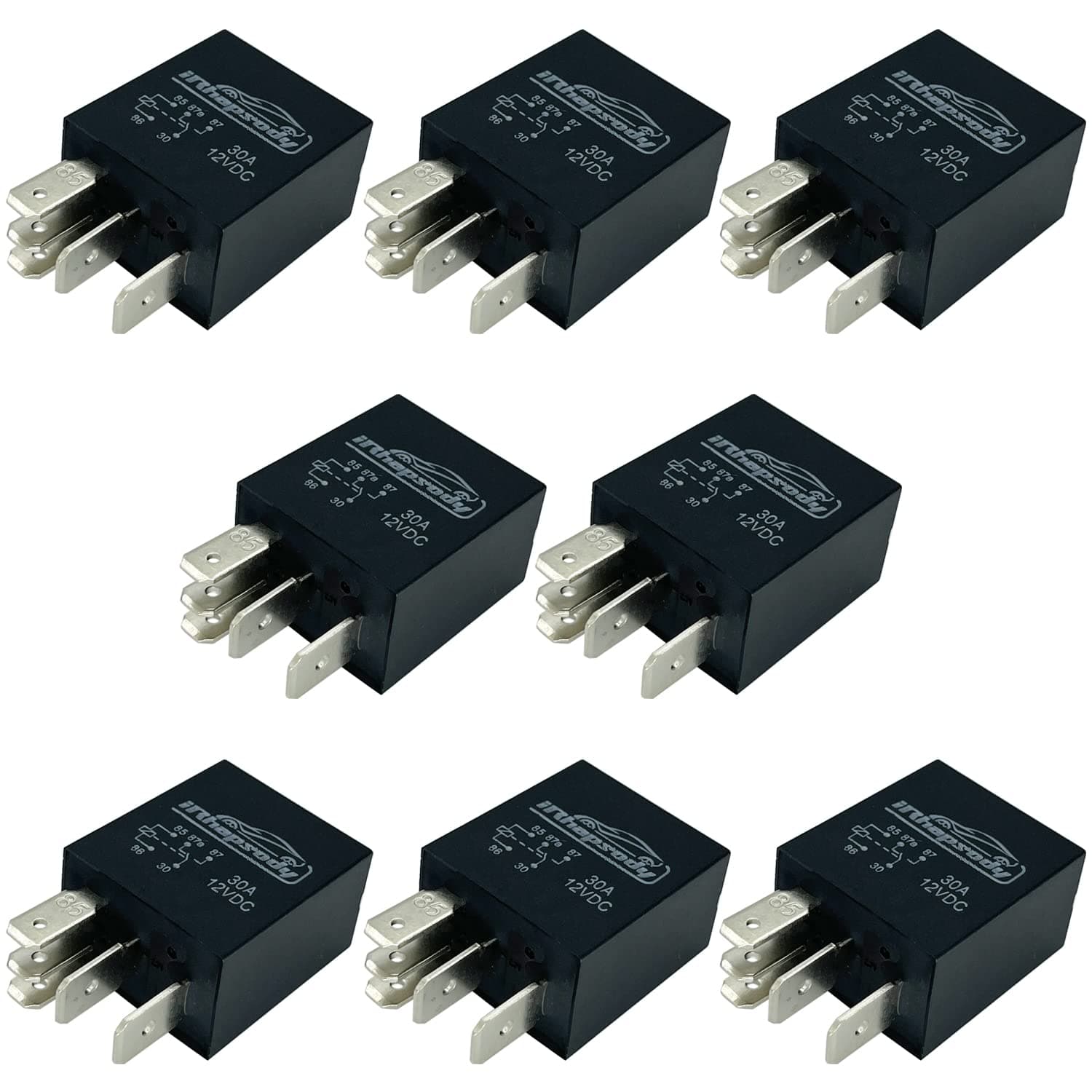 irhapsody 12v 30A 5-pin Spdt Multi-Purpose Starter Relay