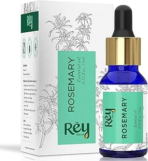 Roti Rey Naturals Rosemary Essential Oil for Hair Growth - 100% Pure & Natural Rosemary Oil for Hair, Skin and Body - 15ml