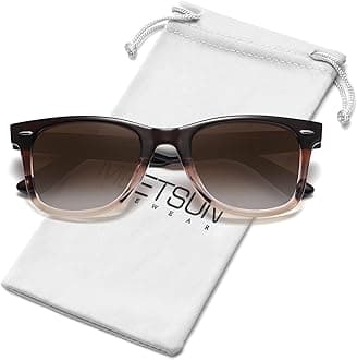Polarized Sunglasses for Women Men Classic Retro Square Frame Driving Sun Glasses UV Protection