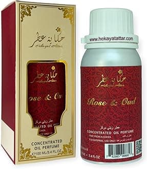 ROSE & OUD 100ML CONCENTRATED PERFUME OIL by Hekayat Attar