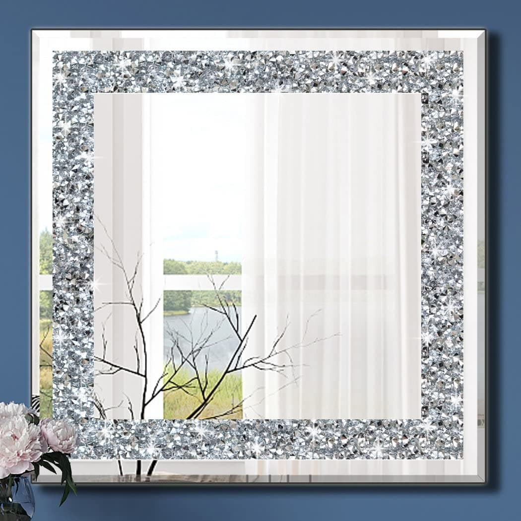 qmdecorRectangle Diamond Mirrors