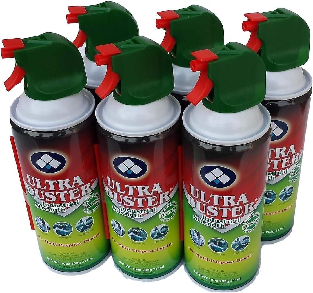 Compressed Air Duster Cleaner 10 oz., 6/Pack (UDS-10P6)