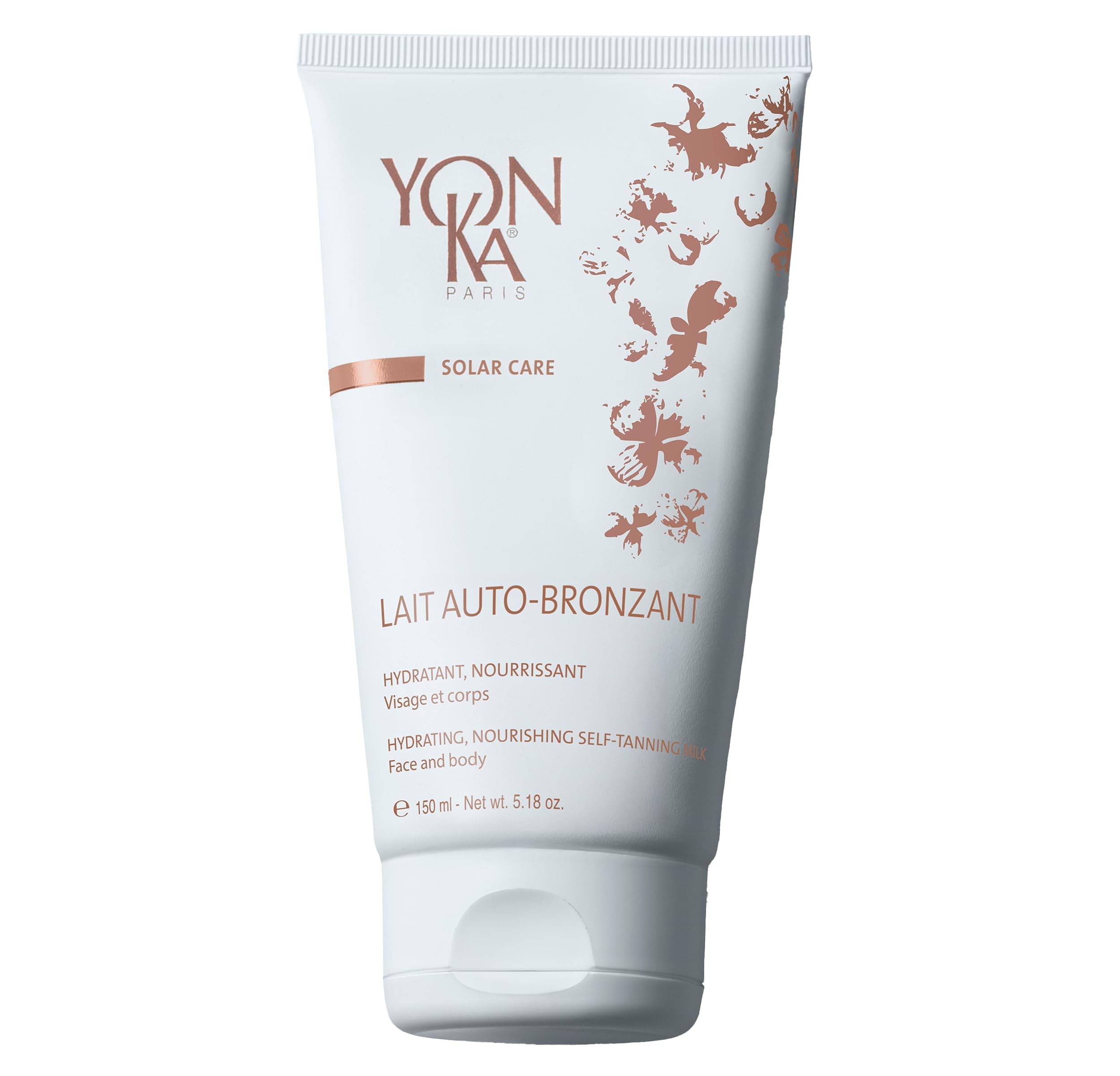 Yon-Ka Lightweight Self Tanning Body Lotion, Buildable Coverage for Natural Sunkissed Glow, Anti-Aging Antioxidant Serum with Vitamin E, 100% Natural Self Tanning Active, Vegan, 5.18 Oz/150ml
