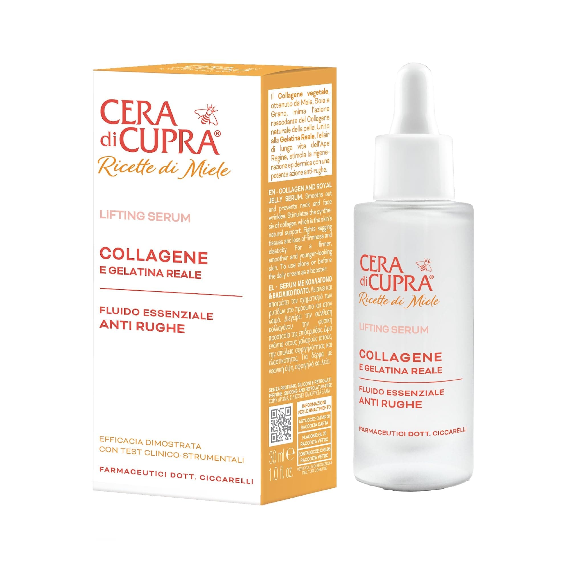 Collagen and Vitamin Serum - Concentrated Anti-Aging Solution - Multivitamin Complex for Skin Reconstruction (30 ml)