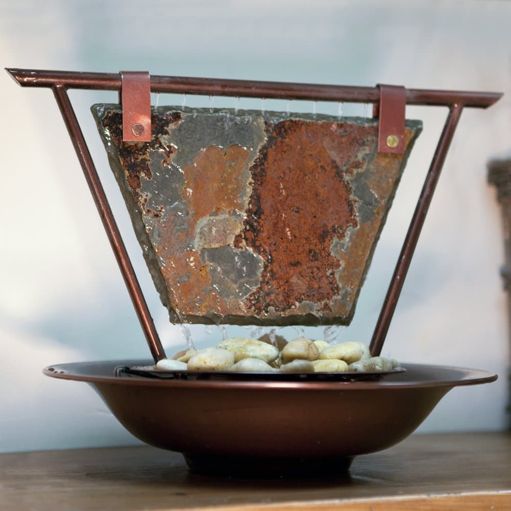 Haiku Moon Tabletop Water Fountain