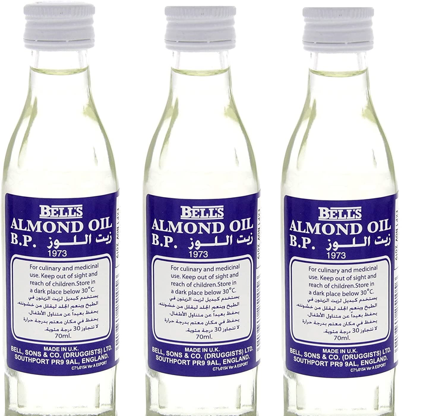 Bell's Almond Oil - Tri Pack