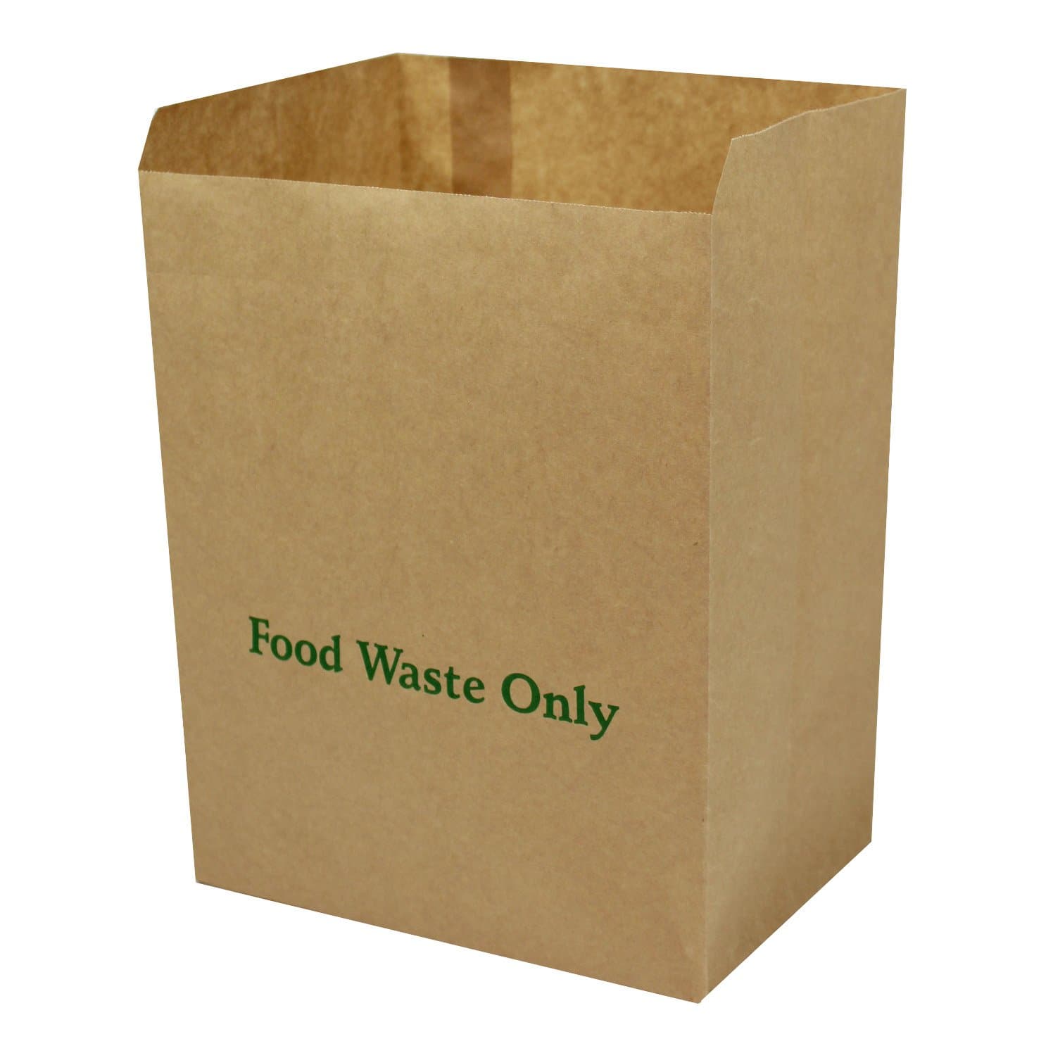 8 Litre x 100 Paper Compostable Bags Kitchen Caddy Liners - Food Waste Bin Liners - EcoSack 8L Biodegradable Bags with Composting Guide