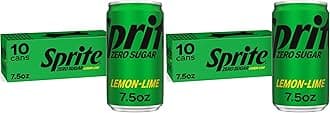 Sprite Lemon Lime Zero Sugar Soda | Diet | 7.5 fl oz | 20 Pack | Soft Drink