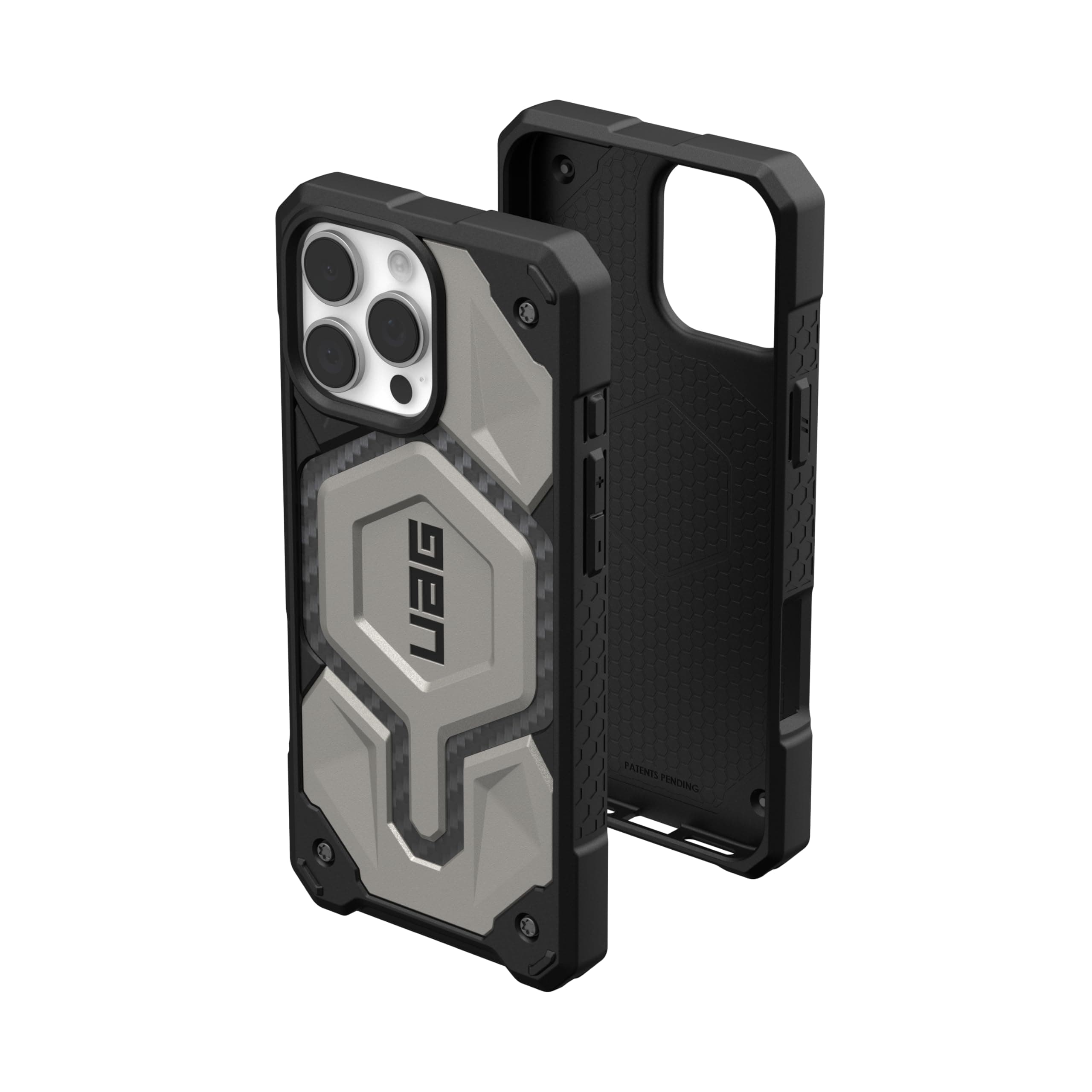 UAG Monarch Pro MagSafe compatible for iPhone 16 Pro MAX case cover [25 Feet Drop tested] - Titanium