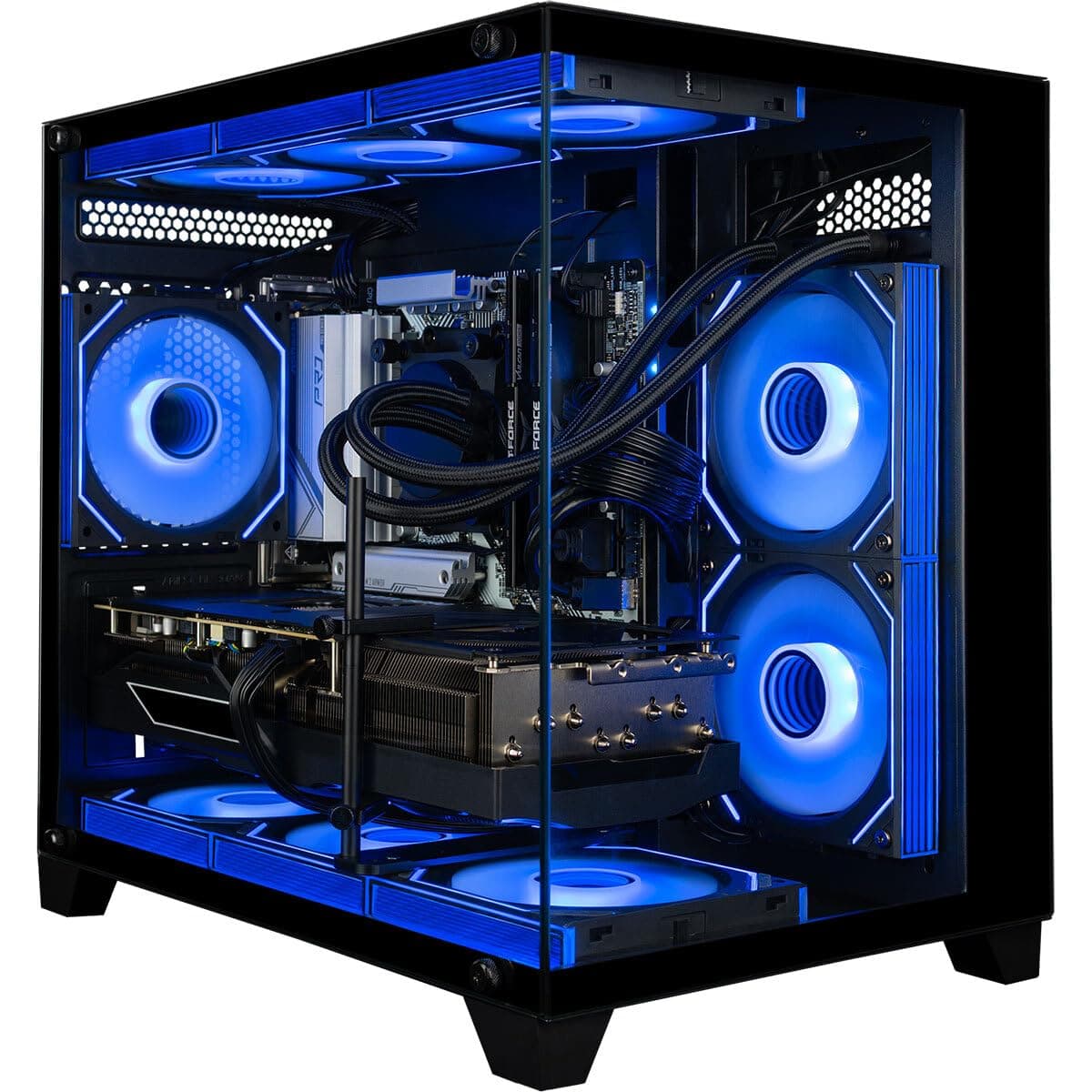 Panorama Gaming PC Desktop (NVD GeForce RTX 5080, Intel 24-Core i9-14900KF Processor, 96GB DDR5 RAM, 2x2TB Gen4 NVMe SSD, WiFi 6E, HDMI, Windows 11 Pro) Best 2025 Prebuilt Tower RGB Gamer Computer