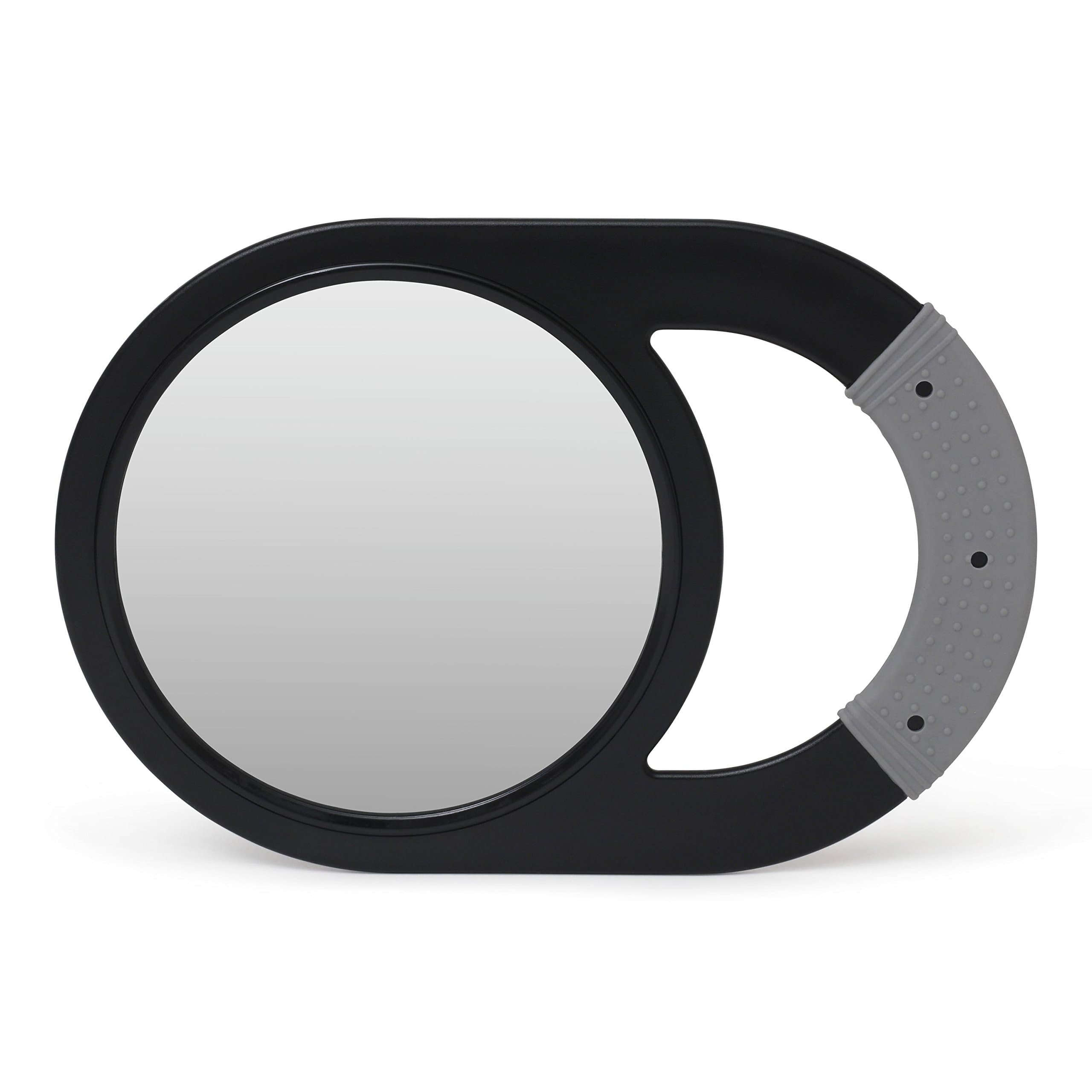 Unbreakable Hand Mirror with Silicone Handle – for Home and Professional Hair Salons, Dental, Barbershop and Spa Use - Lightweight, Portable Handheld Design