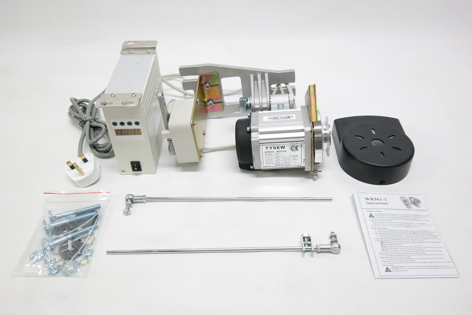 Tysew Speed Adjustable Silent Energy Saving Industrial Sewing Machine Servo Motor. Will Fit Brother, Juki, Singer, Toyota, Tysew & Many More!