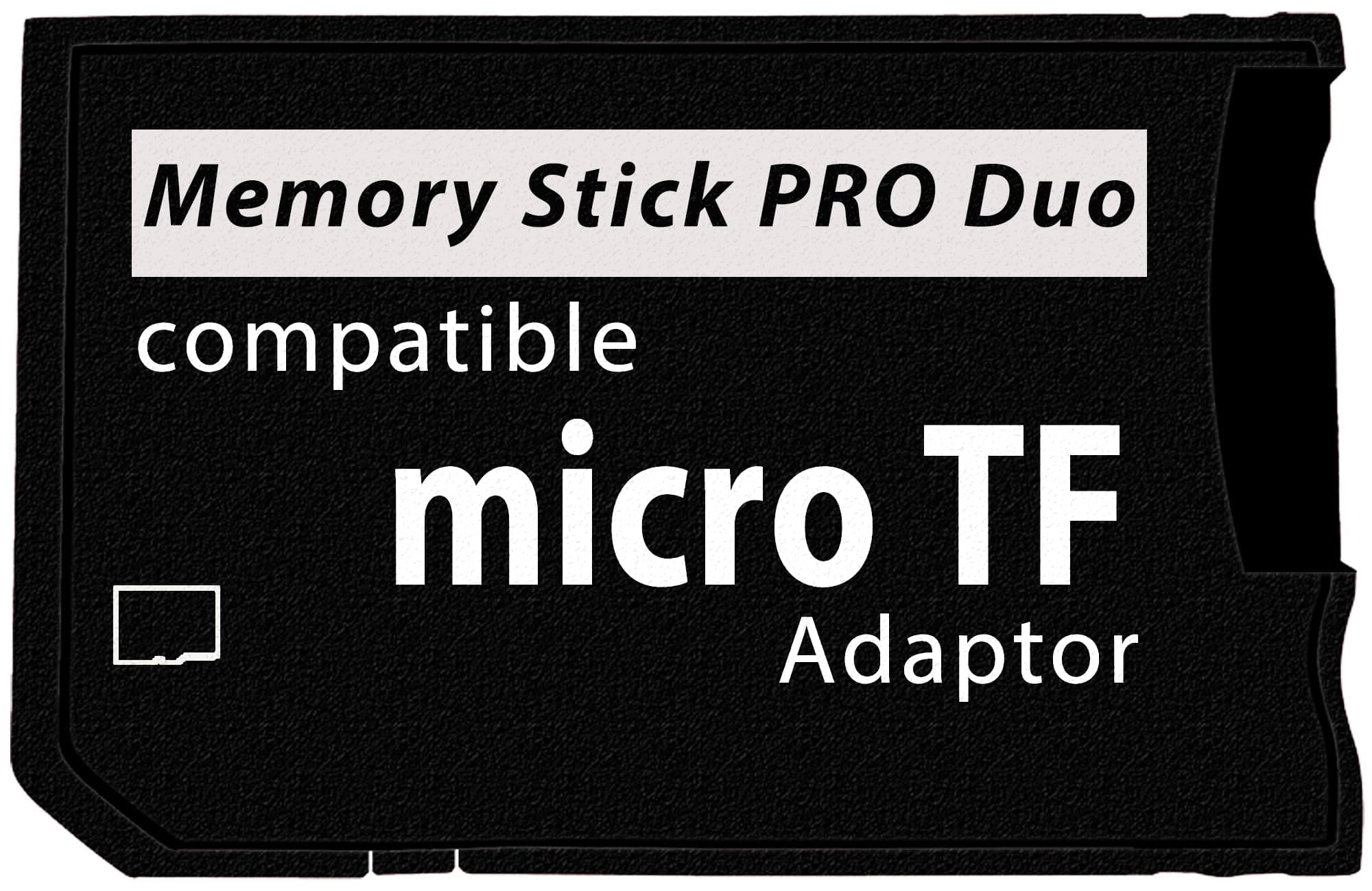 LEAGY PSP 1000, PSP 2000, PSP3000 Memory Stick Adapter, Micro SD to Memory Stick PRO Duo MagicGate Card for,Handycam, Camera, Sony Playstation Portable