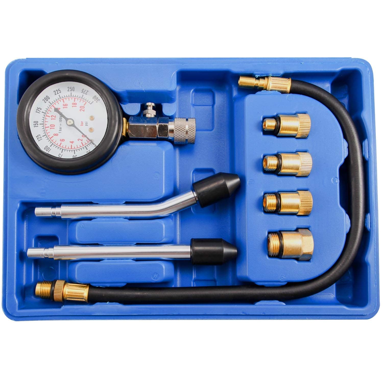 Alight Tools Engine Compression r Kit Petrol Fuel Cylinder pressure Gauge Automotive Gauge Tool Set