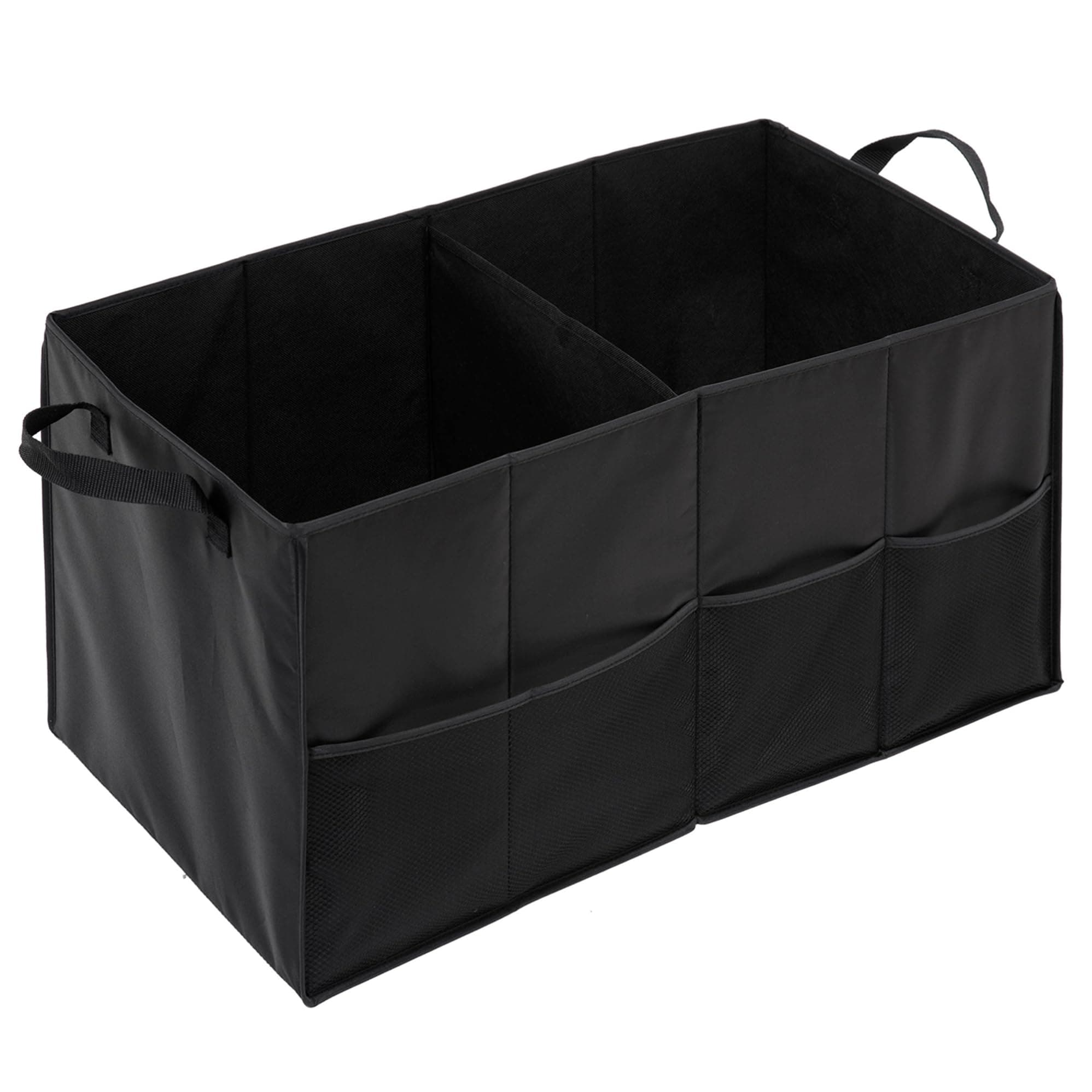 Honey Can Do SFT 01166 Soft Storage Chest, Black Folding Car Trunk Organizer
