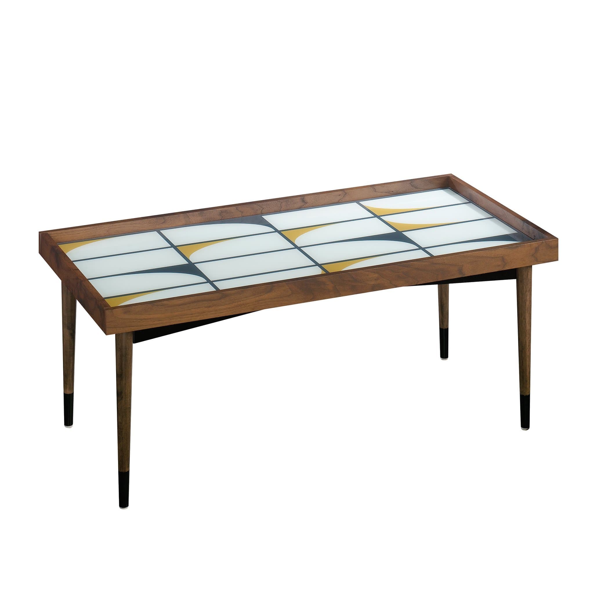 Sauder Harvey Park Coffee Table, Grand Walnut finish