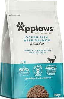 Applaws Cat Dry Food with Ocean Fish and Salmon, 350 g, Multicolor