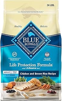 - Life Protection Formula Adult Small Bite Dry Dog Food, Helps Build and Maintain Strong Muscles, Made with Natural Ingredients, Chicken & Brown Rice Recipe, 34-lb. Bag